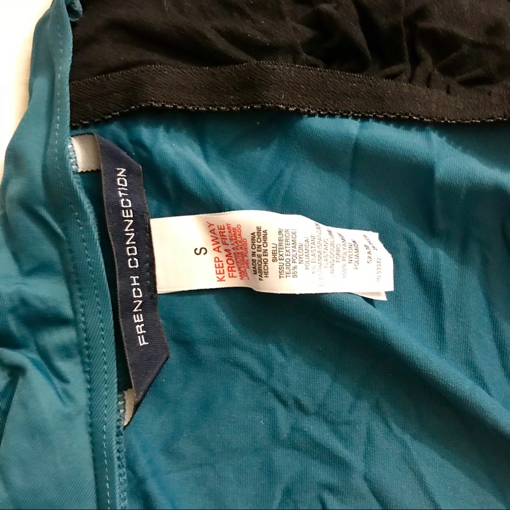 NWOT!  FCUK 'Deep Ocean' One Piece Swimwear - Picture 3 of 5